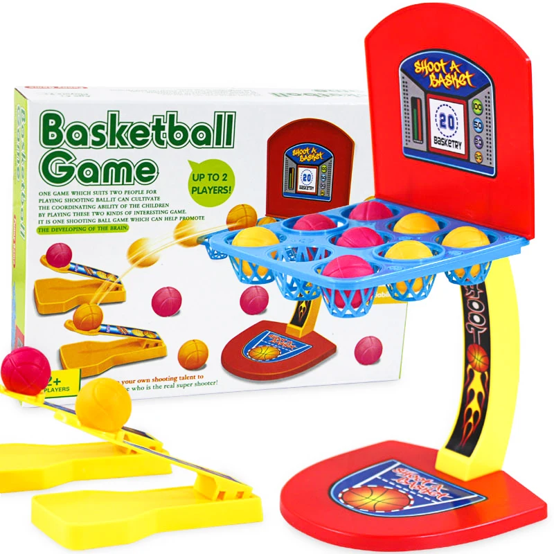 

Mini Tabletop Games Basketball Shooting Toys for Kids Children Parent-child Interactive Game Family Competition Basketball Games