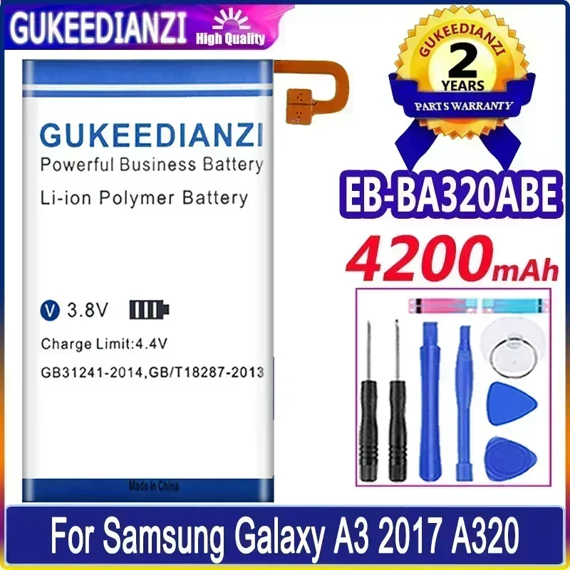 EB-BA320ABE Аккумулятор для мобильного телефона емкостью 4200 мАч Samsung Galaxy A3 (2017) A320 SM-A320F