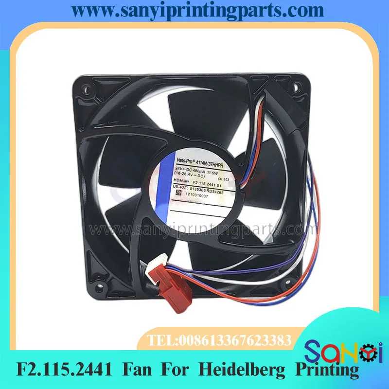 1 шт. вентилятор печатной машины Heidelberg F2.115.2441 для части XL75 CD74