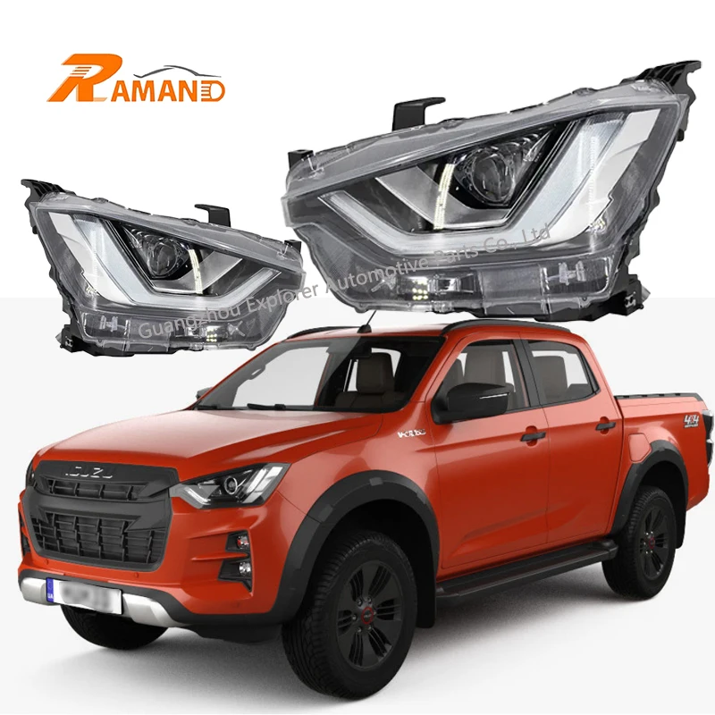 

RAMAND Led Head Light for Dmax 2022 Pickup Accessories Auto Lighting System Car Front Light for Dmax Headlight Left and right