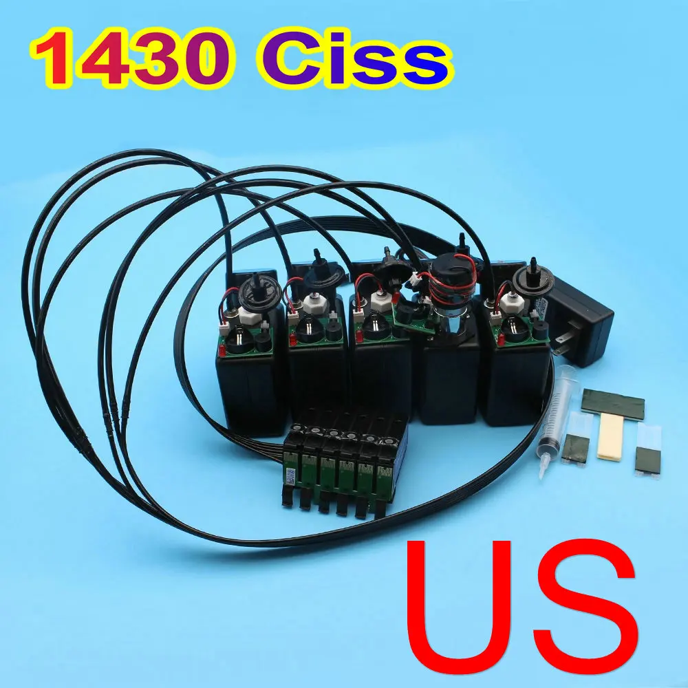 

For Epson 1430 CISS Continuous Ink Supply System UV DTF Ink System UV Ink Modification Kit Bulk Printer Tool US EU UK AU Adapter