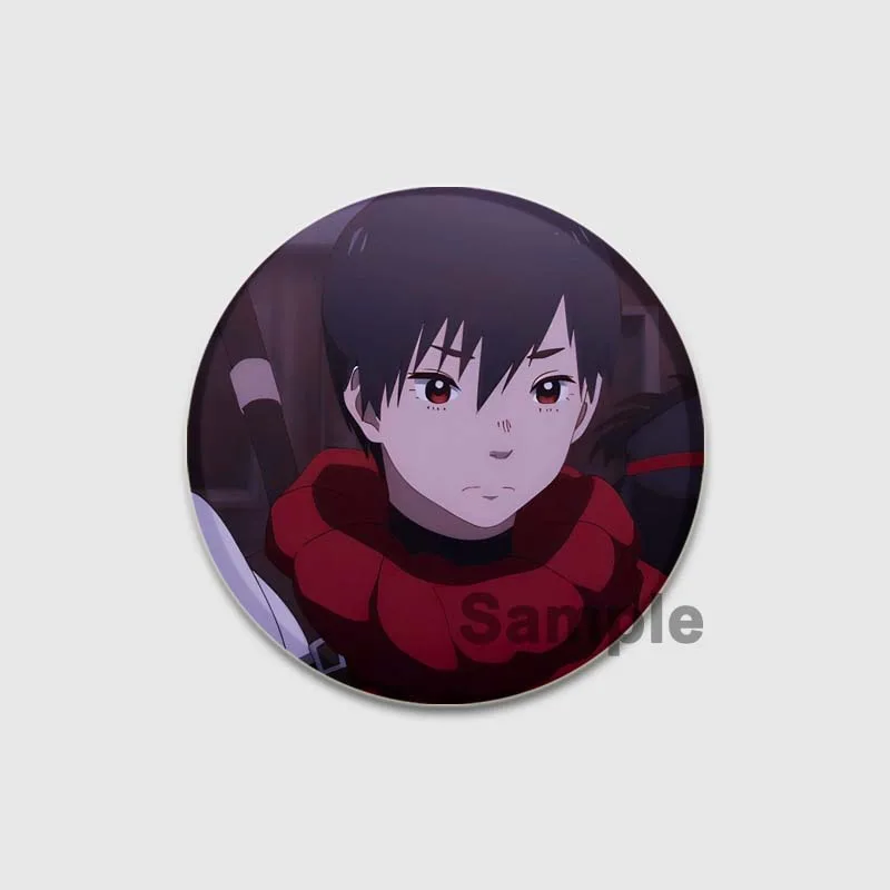 

58mm Anime To Your Eternity Creative Badge Tinplate Plastic Pin Button Brooch for Backpack Decoration Accessories Jewelry Gifts