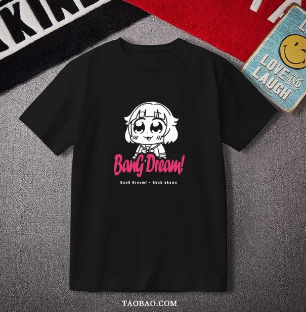 Аниме Bang Dream Toyama Kasumi футболка с короткими рукавами летний карнавальный костюм