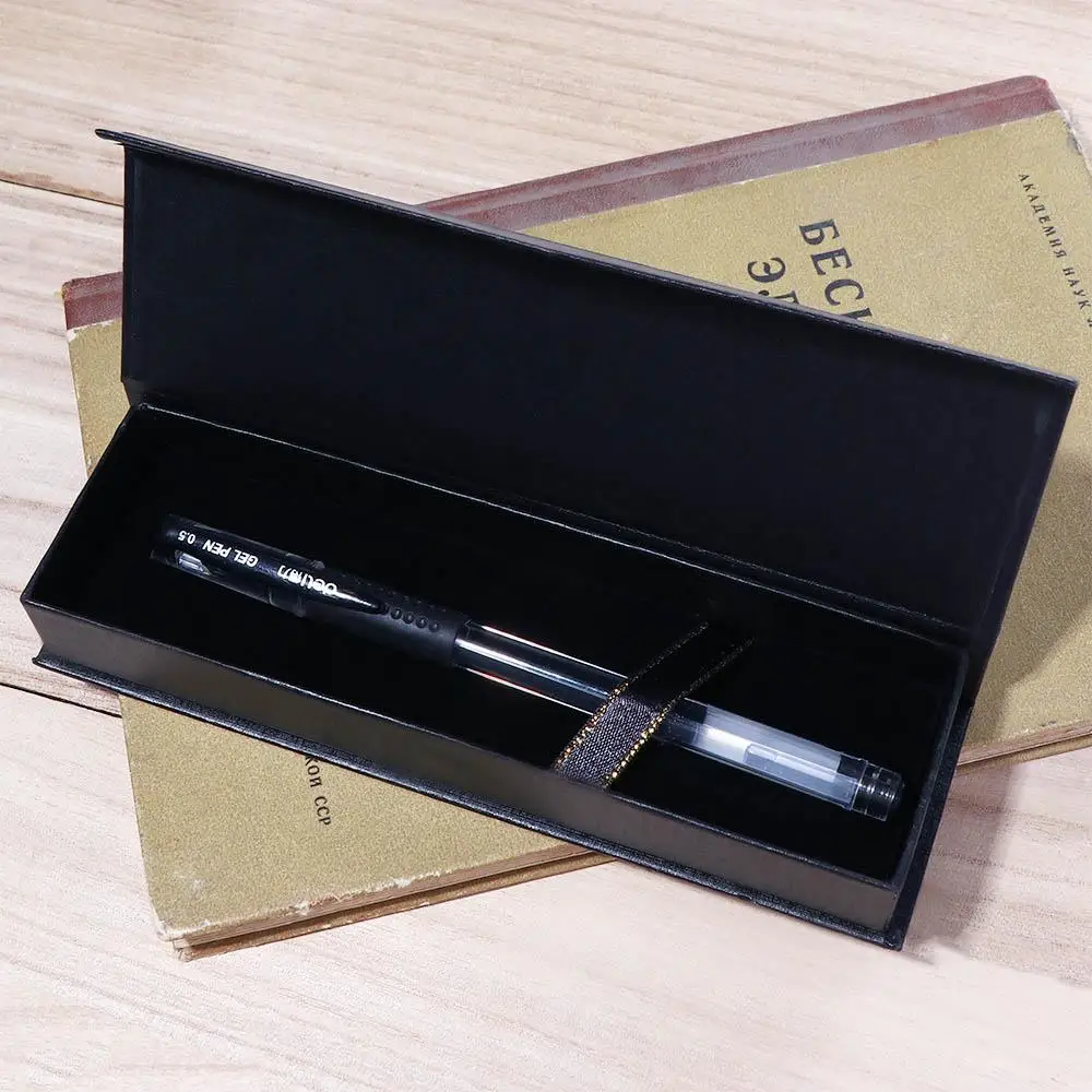 

School Supplies Pencil Cases Rectangular Fashion Clamshell Gift Pen Box Fountain Pen Box Pen Box Pen Storage Box