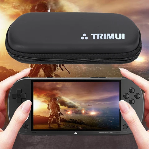 Жесткая переносная сумка из ЭВА для Trimui Smart Pro, ручная игровая сумка GamePro с защитой от царапин и карабином