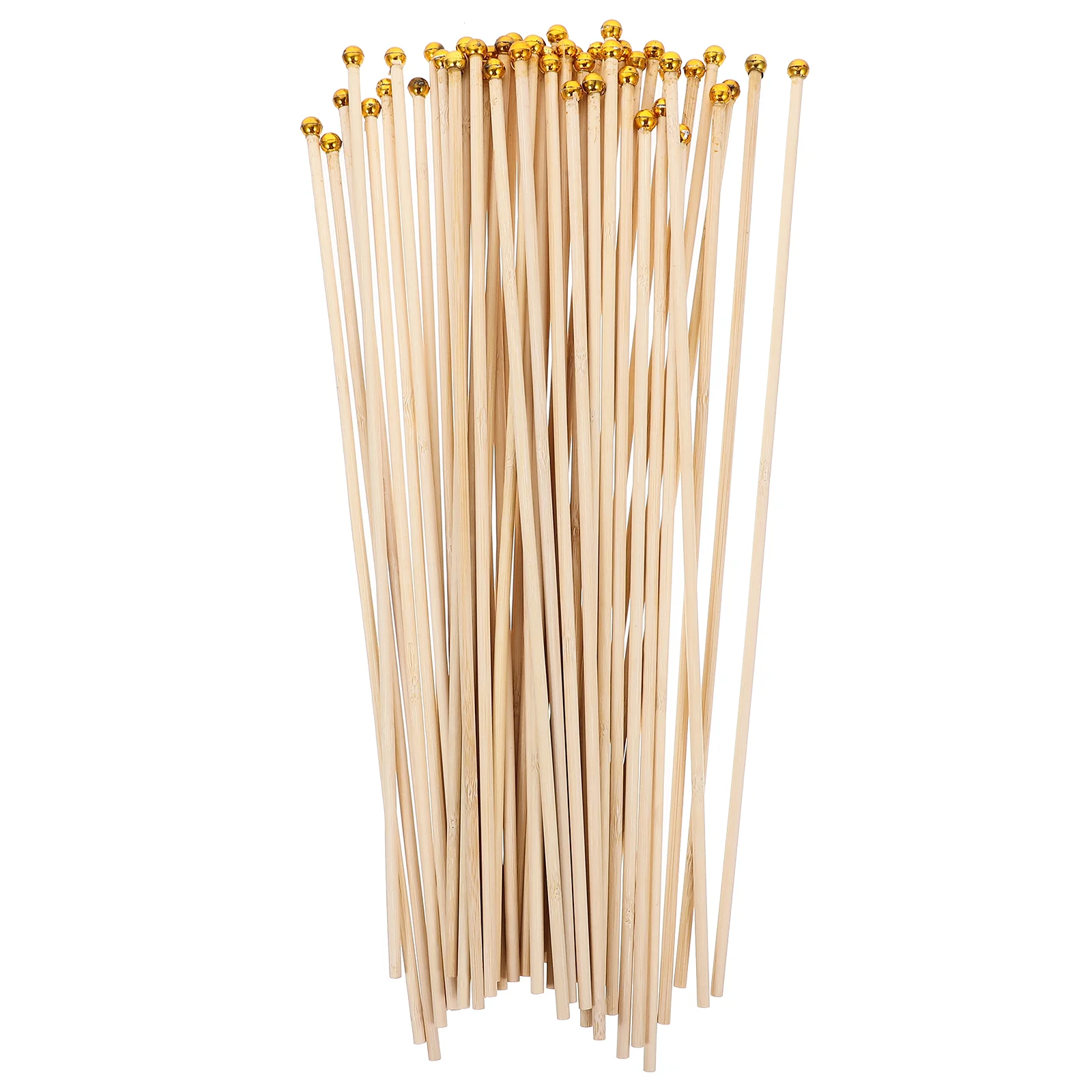 

50pcs Bamboo Flagpole 30cm Meeting Room Flagpole Decoration For Festive Diy