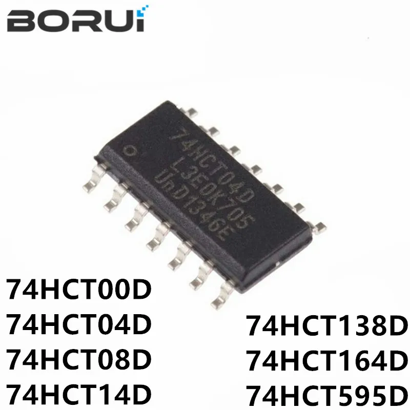 

10 шт., 74HCT04D SN74HCT04DR SOP 74HCT04 HCT04 SOP-14 74HCT08D 74HCT14D 74HCT138D 74HCT164D 74HCT595D 74HCT00D 74HCT595 SOP-16