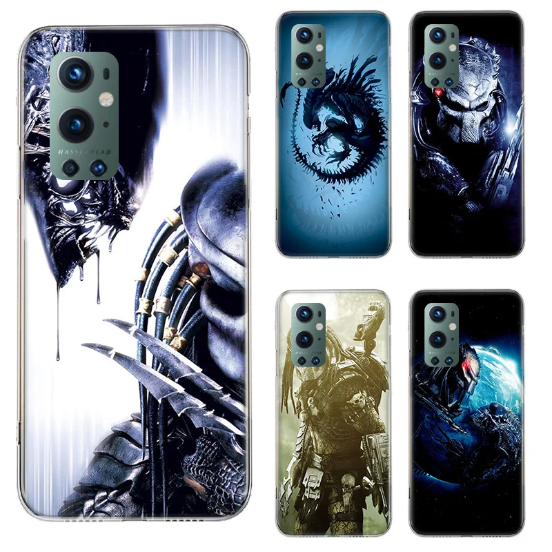 

Alien Predator Case For OnePlus 9 Pro 9R Nord Cover For OnePlus 1+ 8T 8 7T 7 Pro 6T 6 5T 5 3 3T Coque Shell