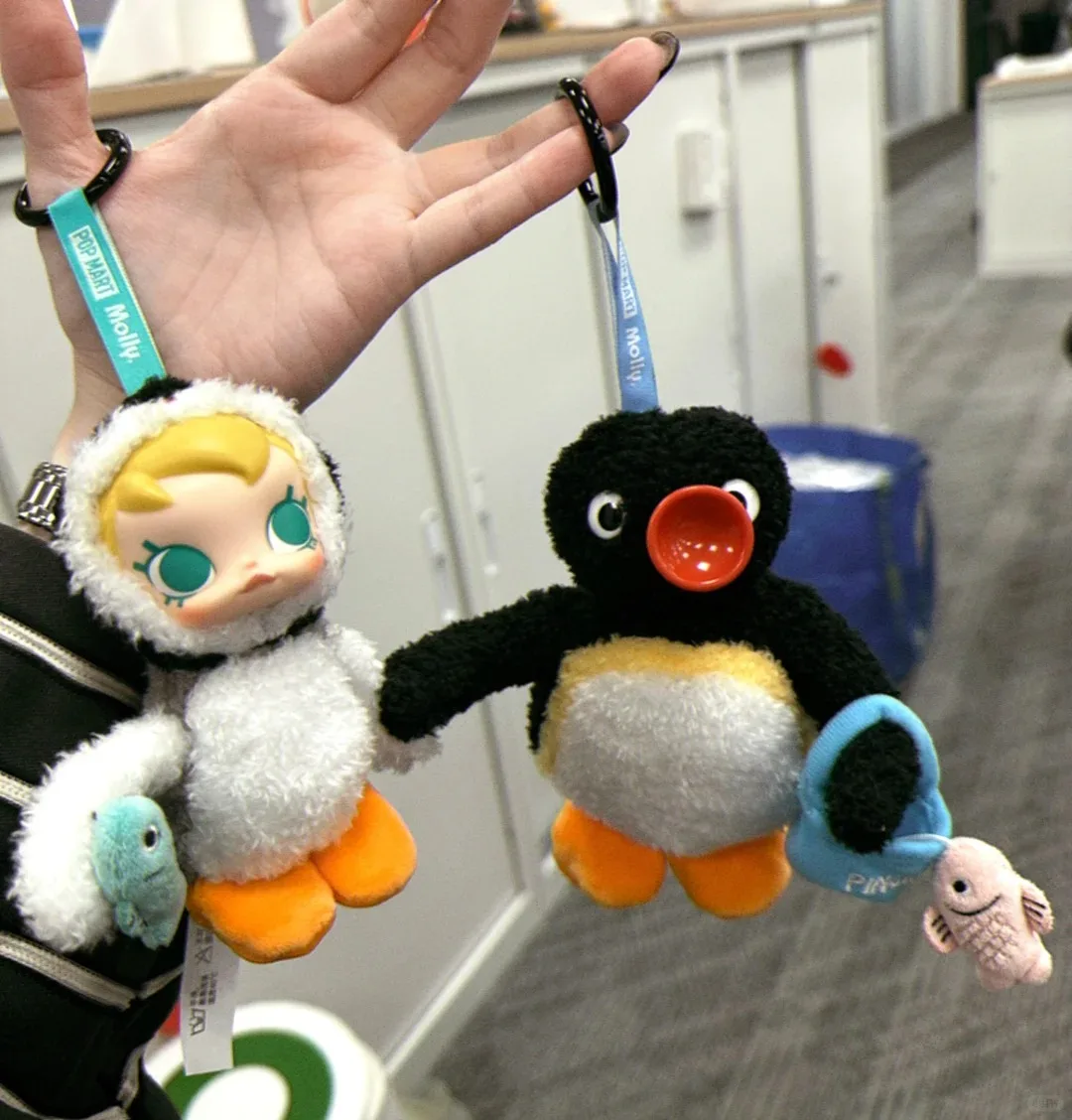 Molly Pingu Happy Fishing серии виниловый кулон слепая коробка Guessing Bag загадочная игрушка