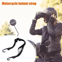 motorcycle helmet strap helmet strap black motorcycle bungee cord bandage retractable elastic strap with 2 hooks