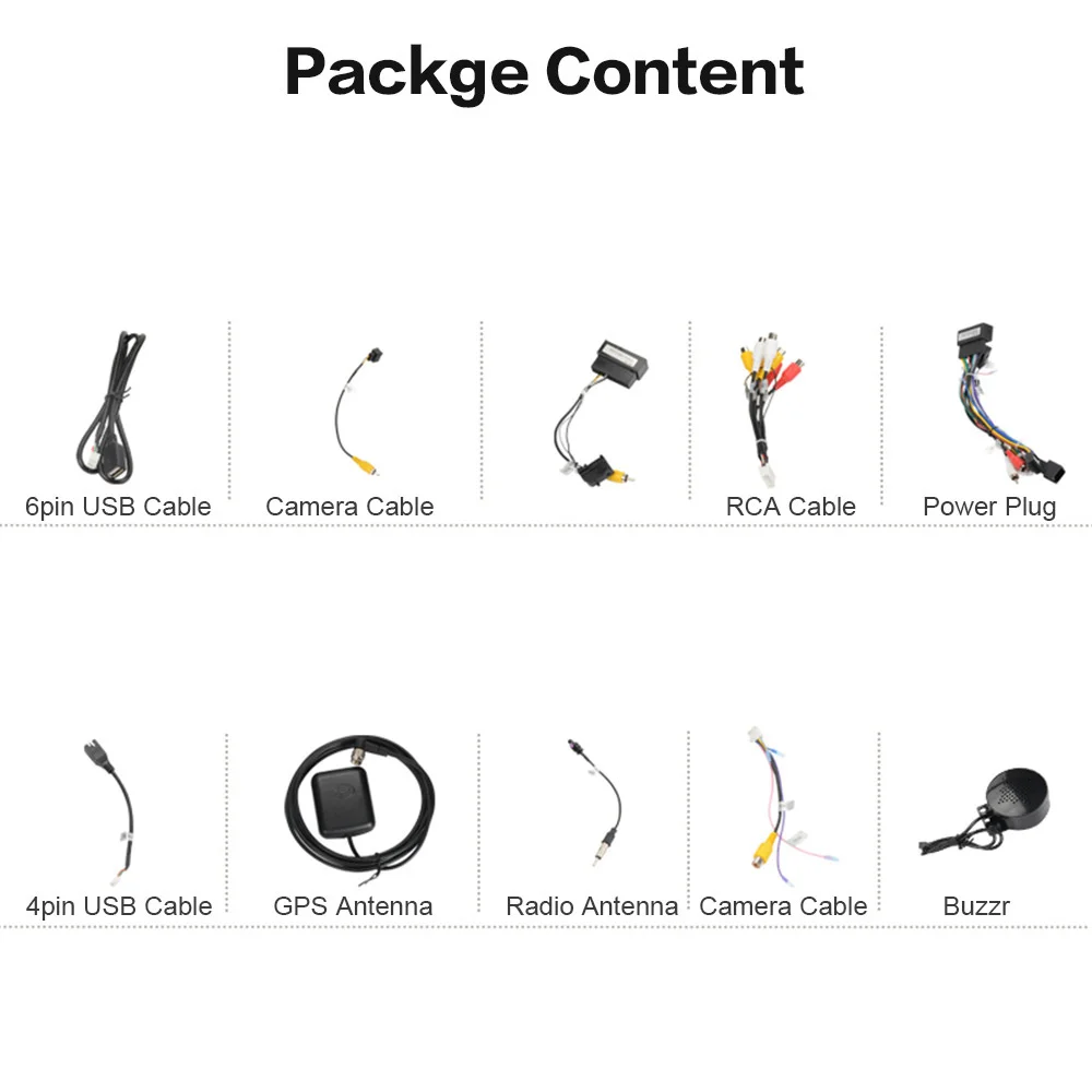 Автомобильный беспроводной Bluetooth-радиоприемник Carplay 8G + 128GB 2Din Android 10 видеоплееры