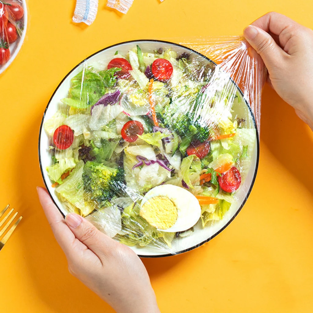 

Disposable Plastic Wrap, Vegetables and Fruits, Food Stored Overnight in the Refrigerator, Kitchen Supplies,Suitable For All