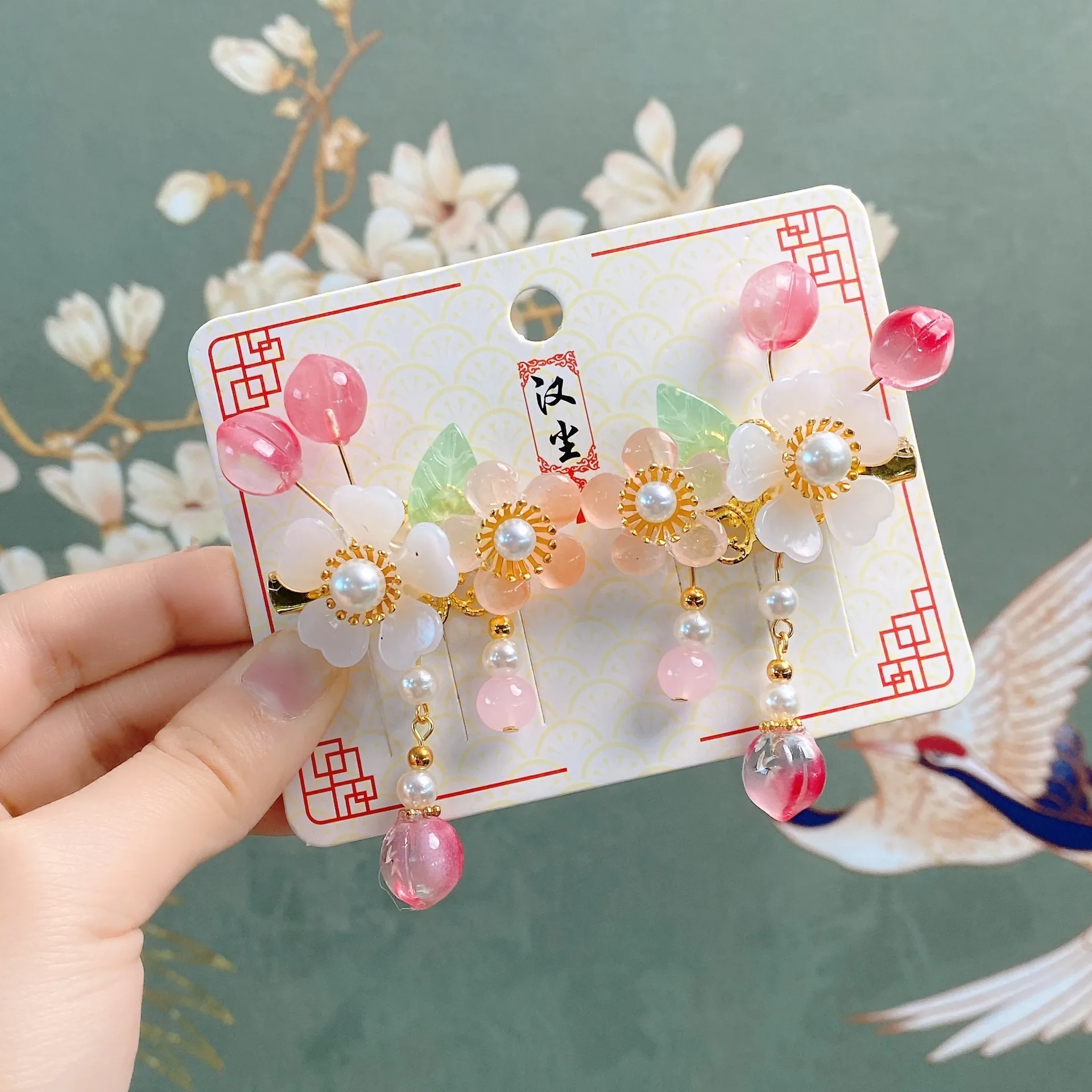 Ful Flower Hair Clip Women Hair Clip Hairpin