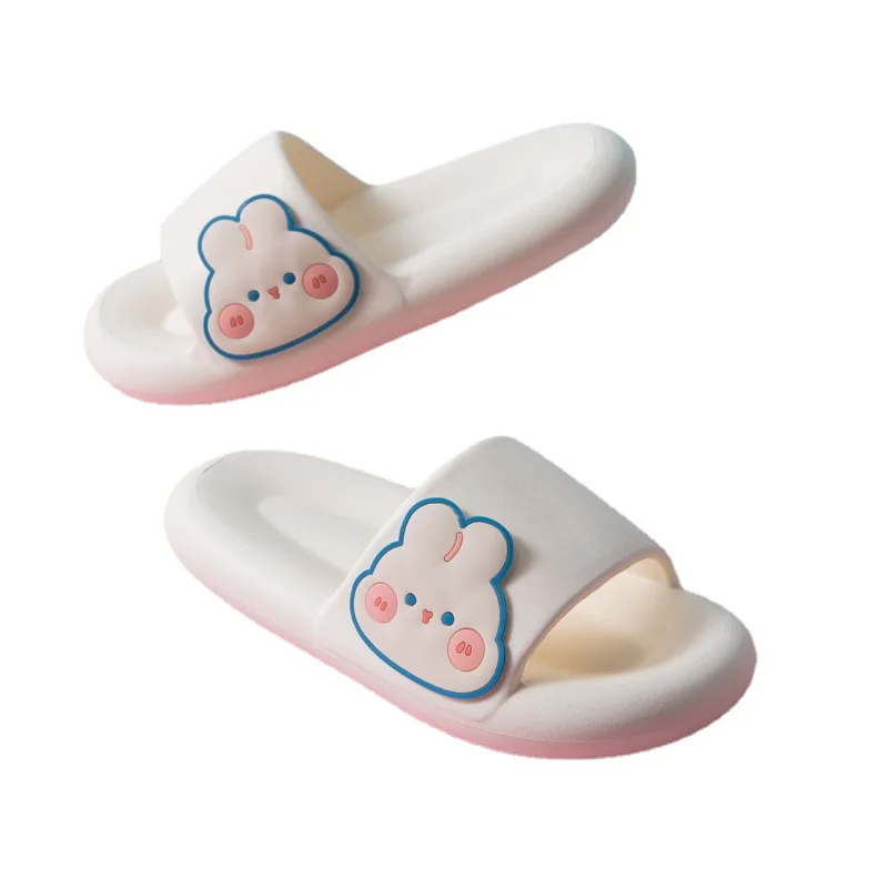 Female summer cartoon rabbit slippers indoor household eva slippers slip-proof wear-resistant light and comfortable personality