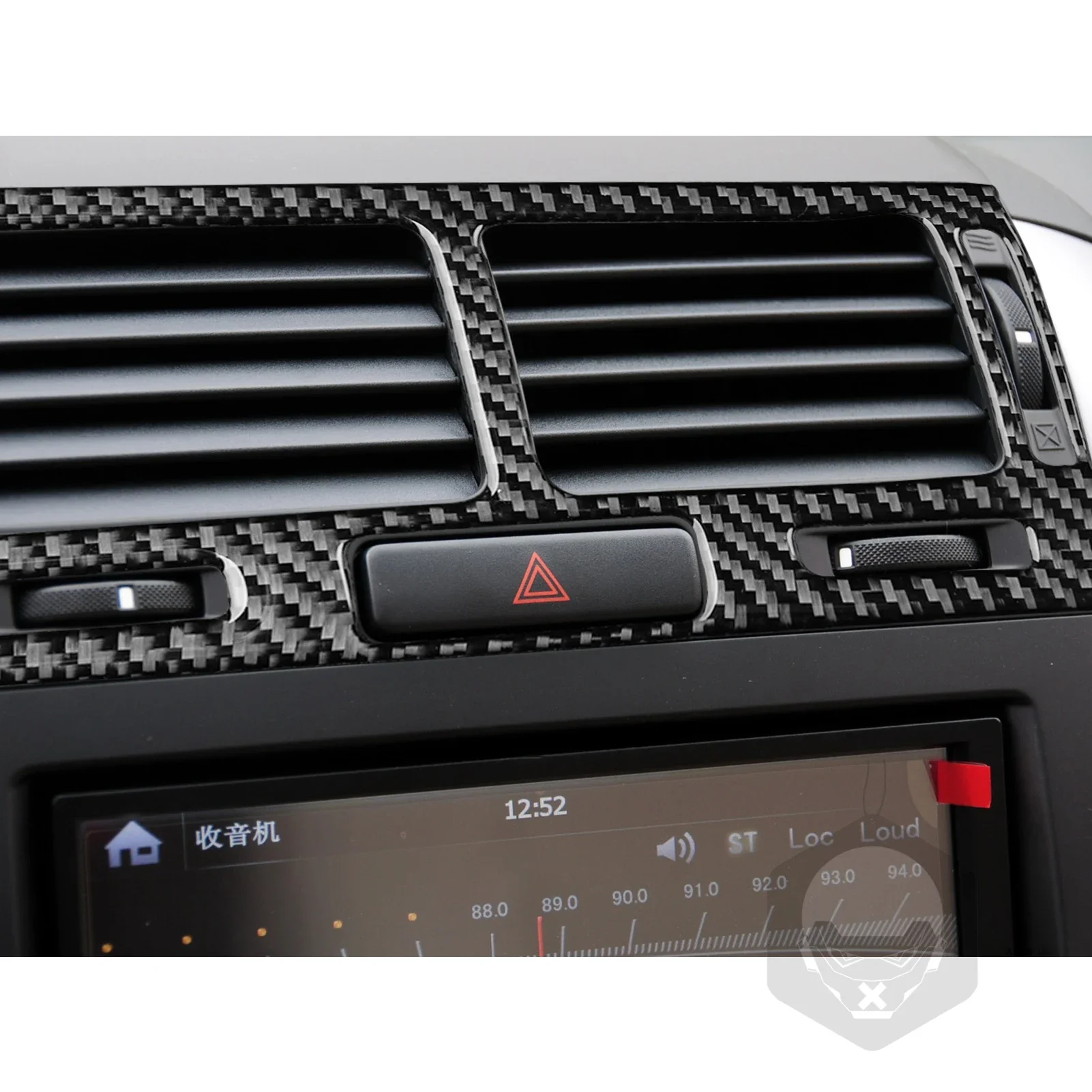 Для Suzuki Grand Vitara 2006-2013 автомобильные аксессуары из настоящего углеродного волокна