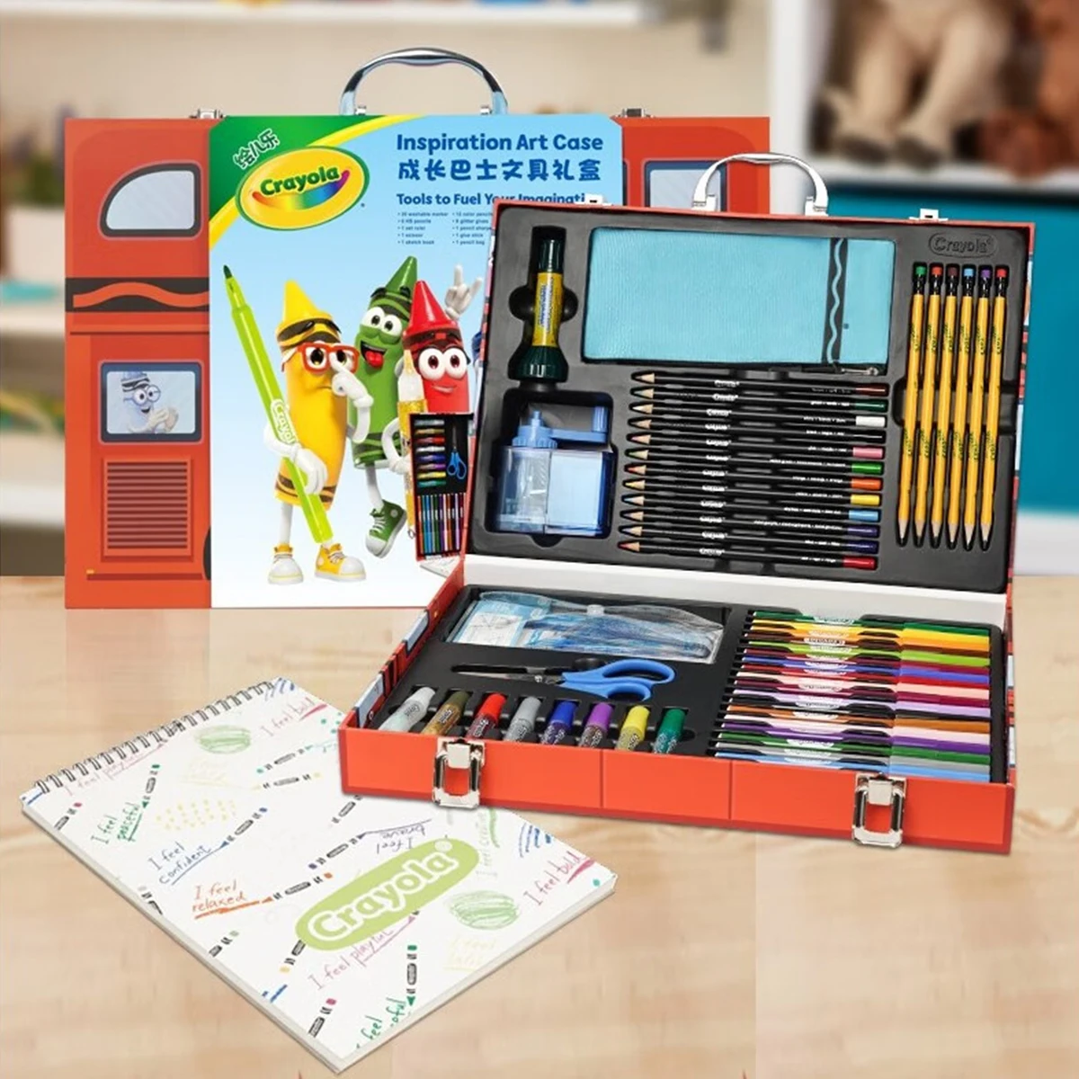 Подарочная коробка для канцелярских принадлежностей Crayola игрушки рисования