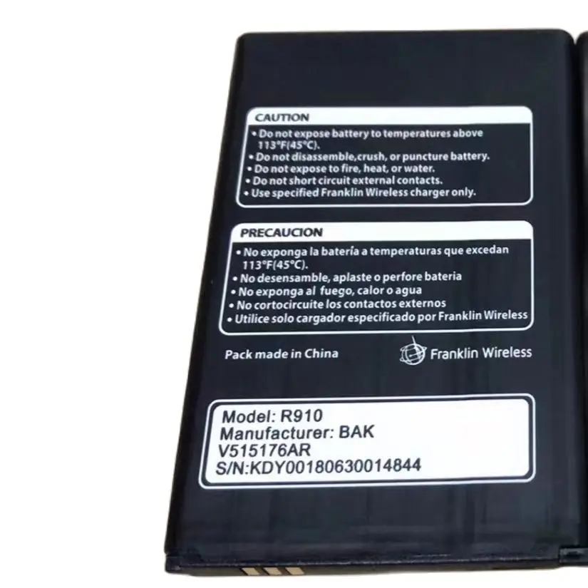 

Для беспроводного аккумулятора фредлина R910 мобильный телефон аккумулятор 3000MAh