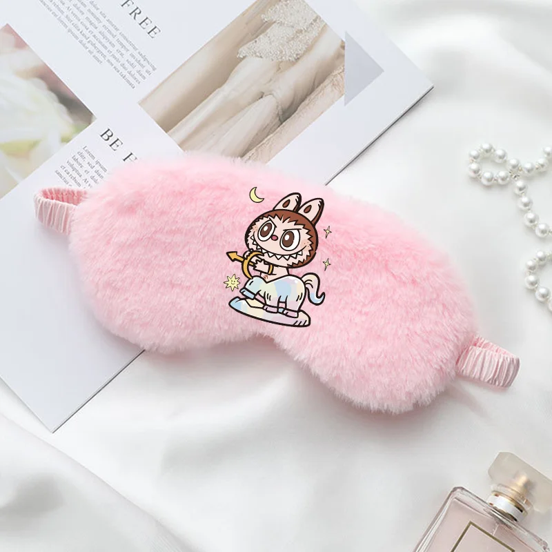 Маска для глаз Labubu высокое качество милый стиль Ins обеденный перерыв затемнение