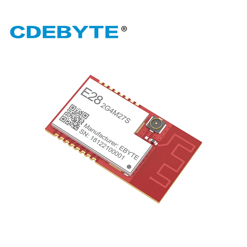 SX1280 BLE+LoRa 2.4GHz IoT wireless transceiver module FLRC GFSK E28-2G4M27S CDEBYTE 27dBm 500mW high power 8km rf module