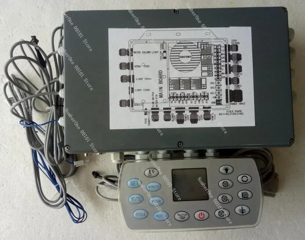 Наружная гидромассажная ванна Многофункциональная панель управления