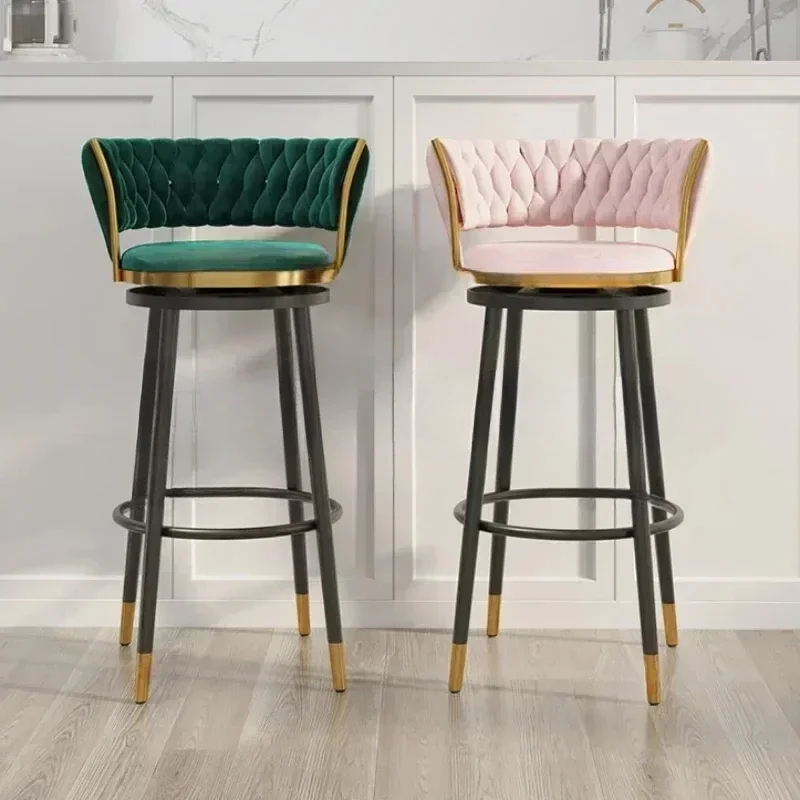 Современные барные стулья скандинавский табурет для гостиной роскошные на