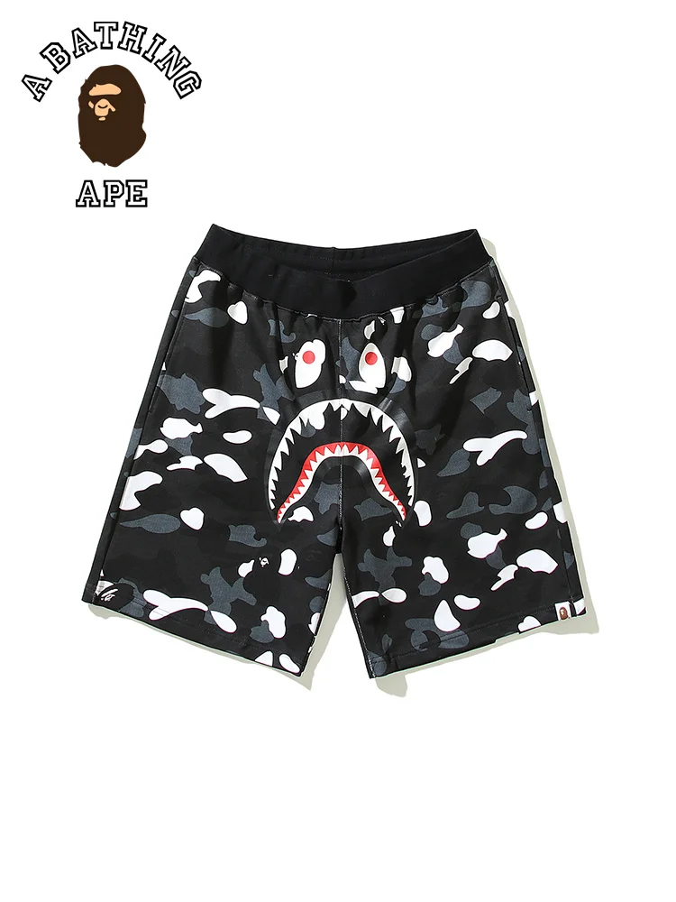 

Шорты мужские камуфляжные большого размера с принтом акулы