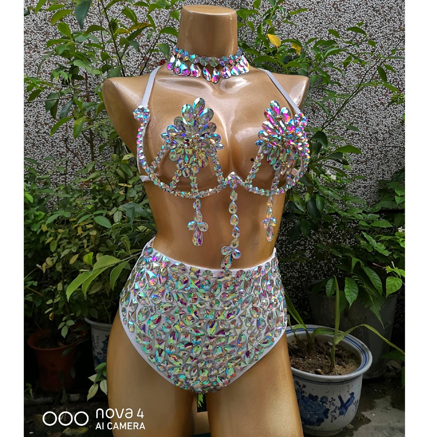 Женский костюм для танца живота карнавальный комплект с бюстгальтером на