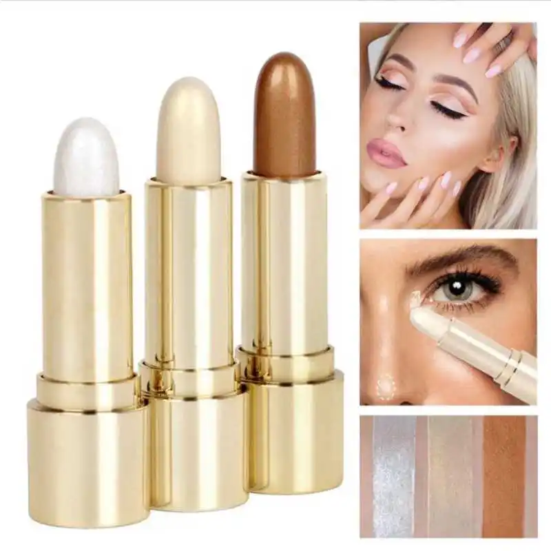 

3 цвета, 3D бриллиантовый хайлайтер, косметика, контур лица, бронзер, мерцающий хайлайтер, бриллиантовый крем, инструмент для макияжа