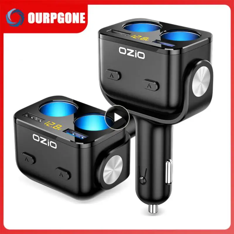 

Widely Compatible Automobile Cigarette Lighter Compatible Car Charger Portable Universal Changeover Plug Car Accessories