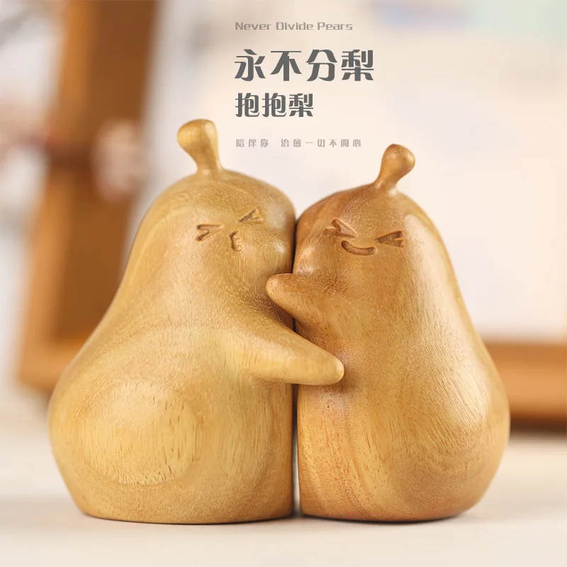 

Miniature Healing Cute Desk Accessories Creative Valentine's Day Gift DIY Holding Pear Home Decoration