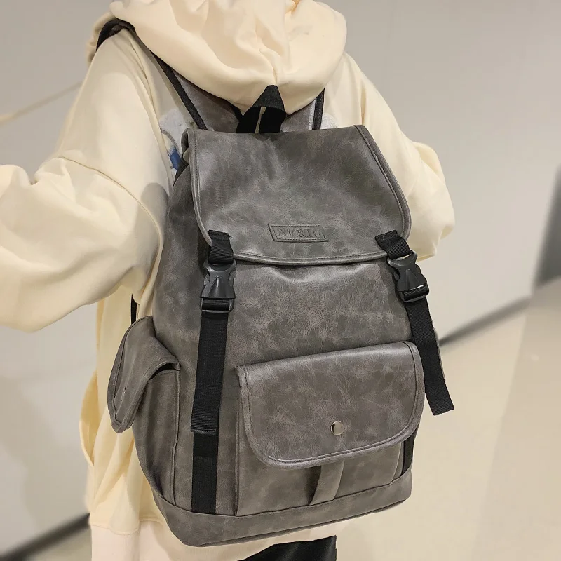 

Классный дорожный женский кожаный брендовый рюкзак для колледжа, модный роскошный рюкзак из искусственной кожи для мальчиков и девочек, же...