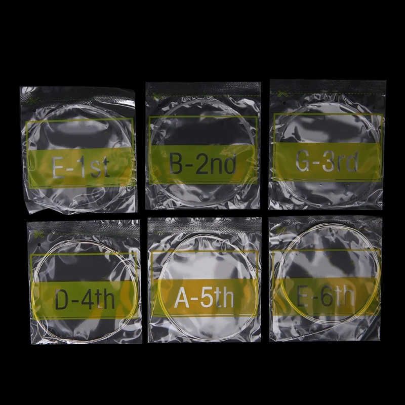 

Classical Guitar Strings Set 6-string Guitar Clear Nylon A108