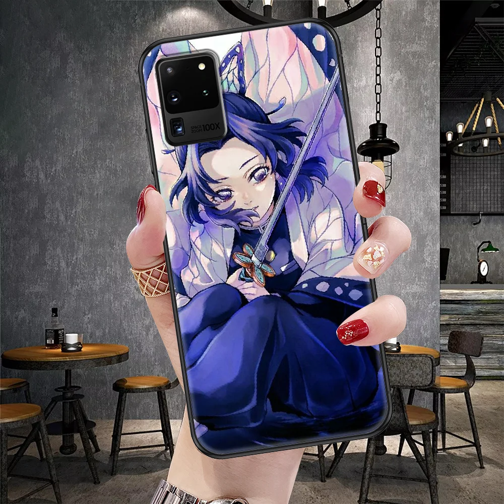 Чехол для телефона Samsung Galaxy Note 4 8 9 10 20 S8 S9 S10 S10E S20 Plus UITRA Ultra black |