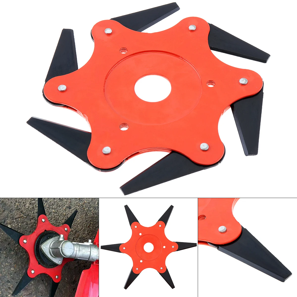 6 лезвий головка резака триммер для травы щетка режущая садовый