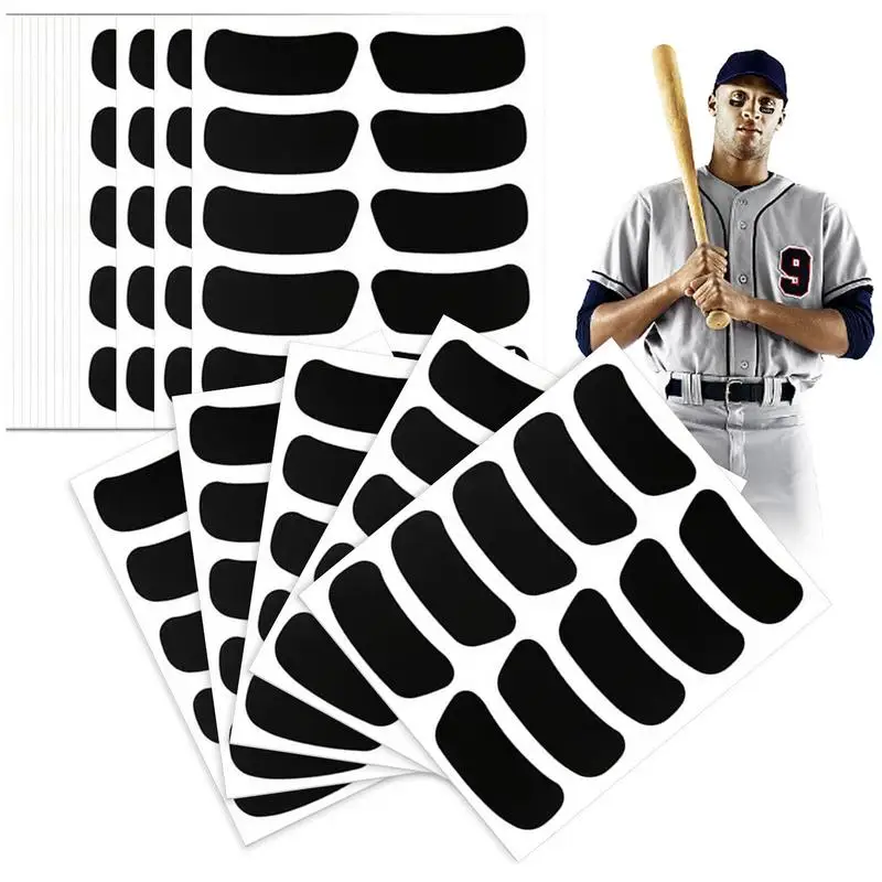 

Baseball Eye Black Stickers 50 Sheets Writable Football Stickers Sports Eye Stickers For Girls Boys Adults Kids Sport Lovers