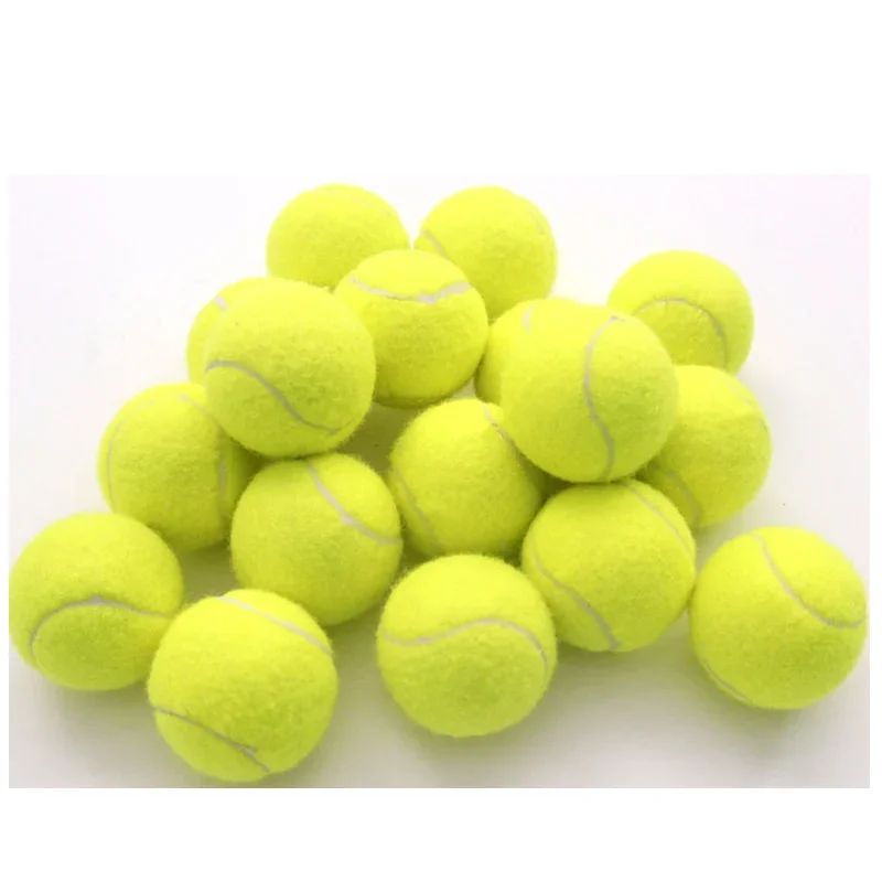 

5pcs/10pcs Club Elasticity High Reinforced Rubber Balls Absorber Professional For Shock New School Tennis Ball Training Durable
