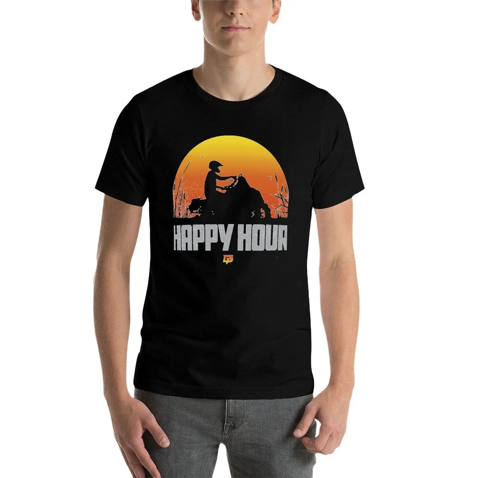 Фото Футболка Braydon Price Happy Hour, свободного кроя, больших размеров №4