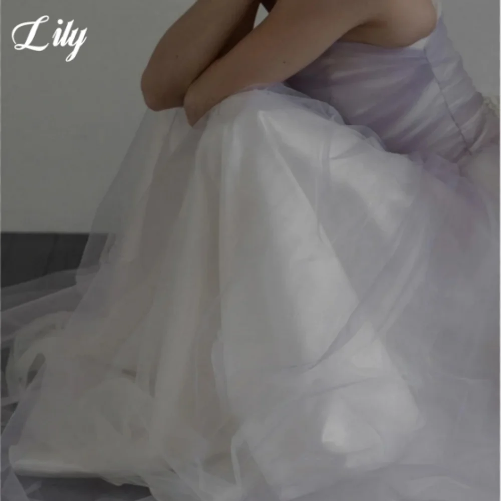 Элегантное платье для выпускного вечера Lily Silver без бретелек с открытой спиной