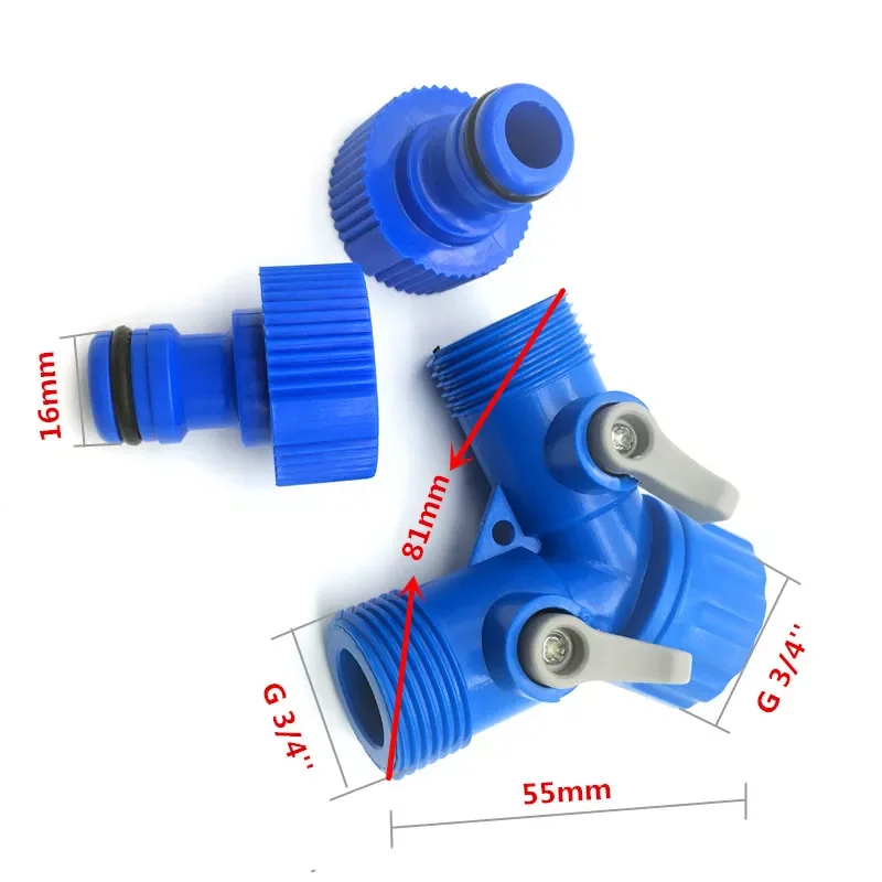 

2023NEW Female Thread Y-Shaped Quick Connector Garden Irrigation Water Splitters Faucet Adapter Lawn Garden Watering Supplies