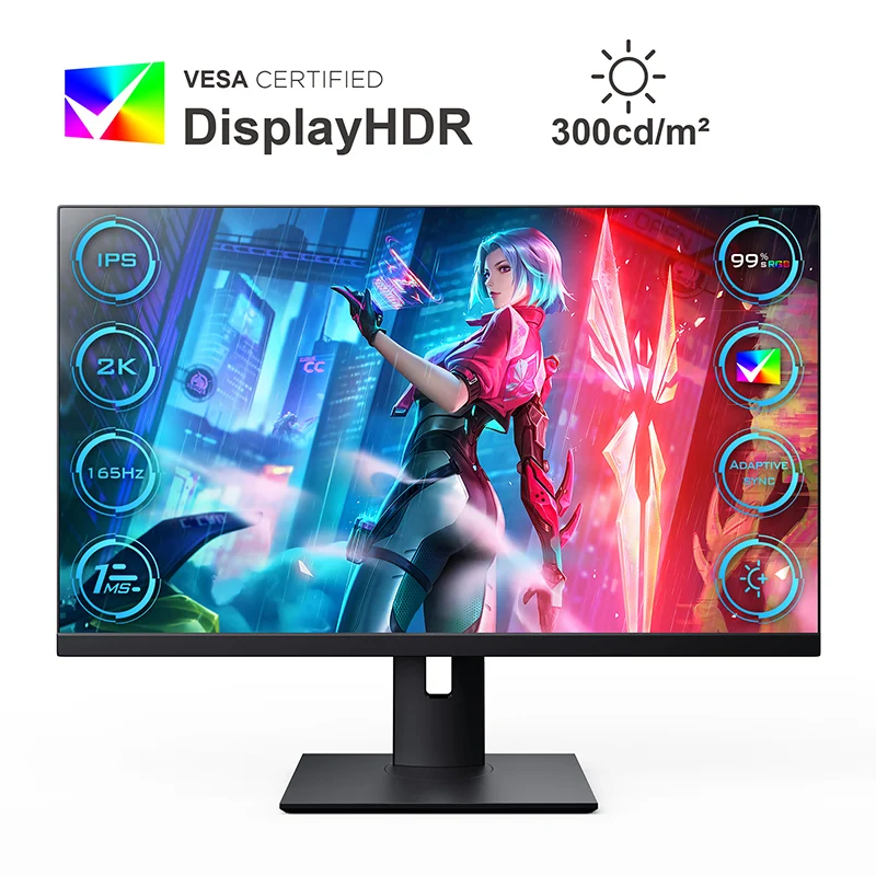 

lifting arm 27inch 1k 240hz 280hz gaming monitor LED LCD computer pc with GRB function and OD and G-SYNC anti-blue light