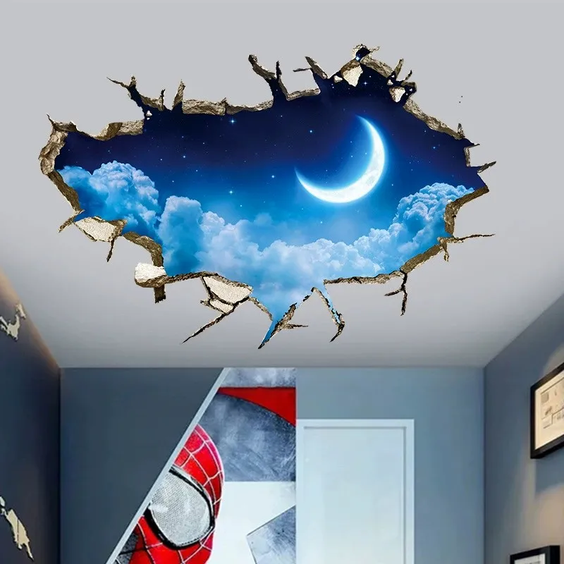 

3D Виниловые наклейки для стен Ночной вид