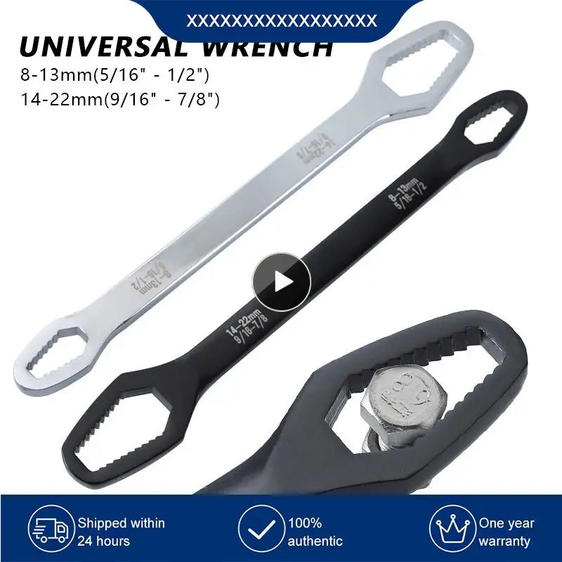 

Spanner 8-22mm Double-end Nut-wrench Universal Torx Wrench Manual Service Tools Multifunction