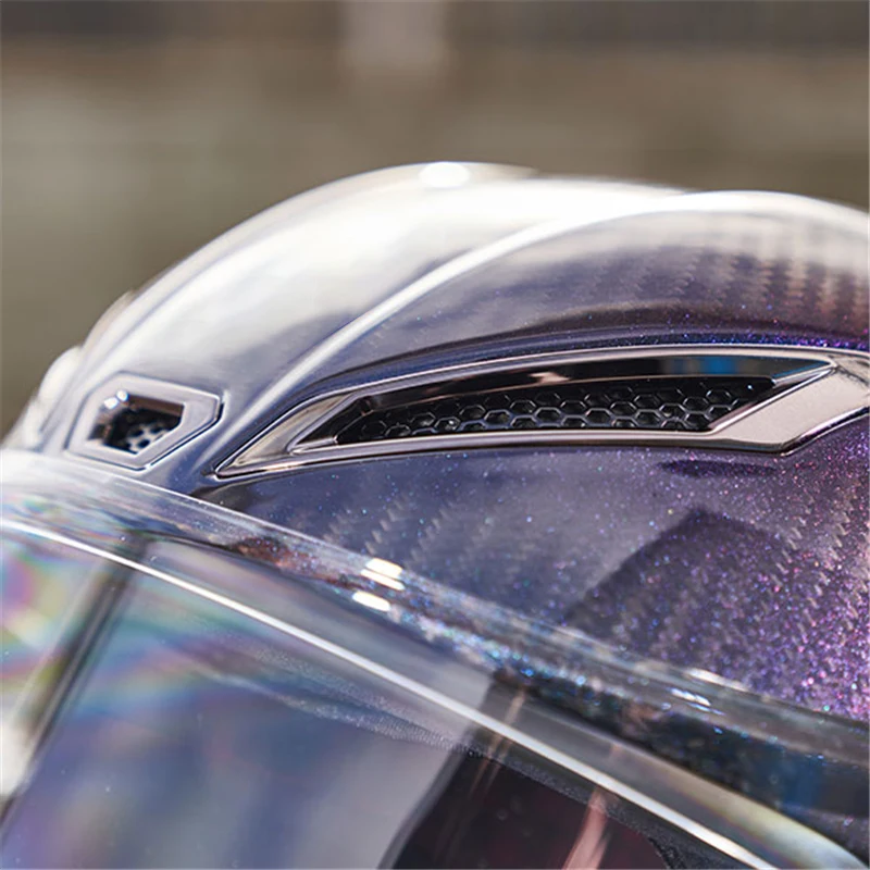 Полностью закрытый Профессиональный гоночный шлем из углеродного волокна точка