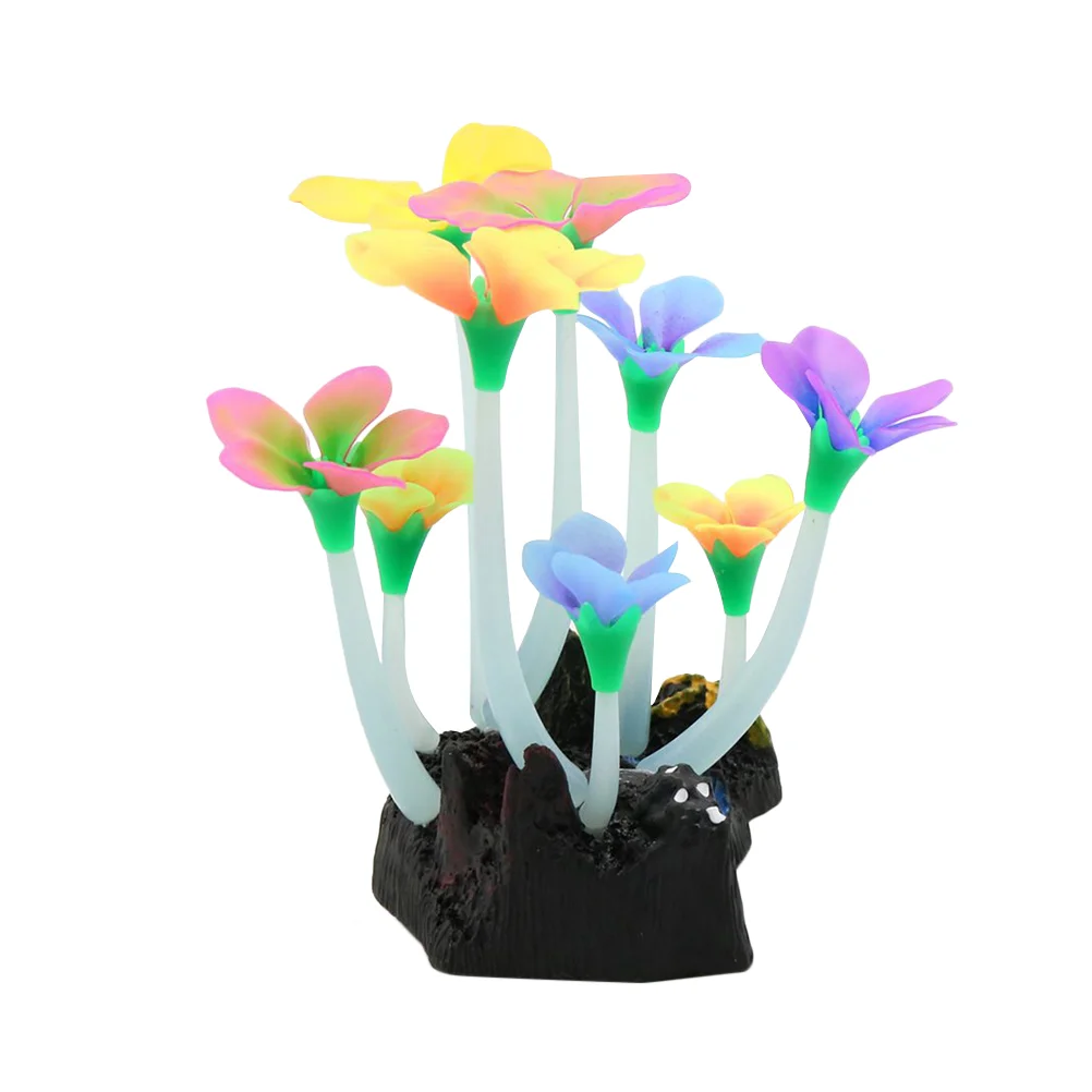 

1PC Safe Creative Nontoxic Artificial Fluorescent Tank Ornament