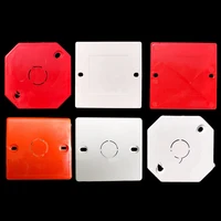 10 pcs pvc 86 type color wire box cover plate inner cover plate protective cover