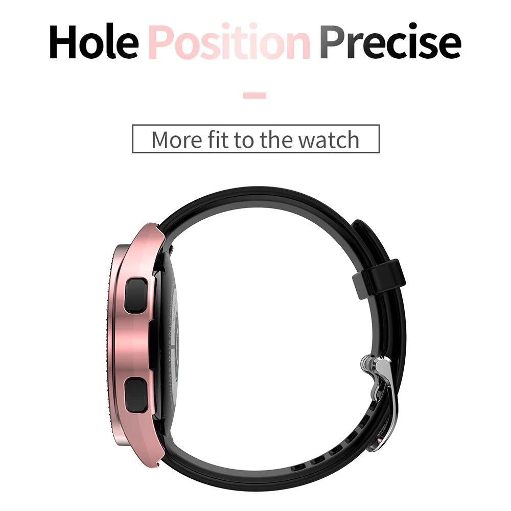 Fashion Diamond Protector Case for Samsung Galaxy Watch 4 40mm 44mm Cover Active 2 Women PC Bumper Lightweight Frame