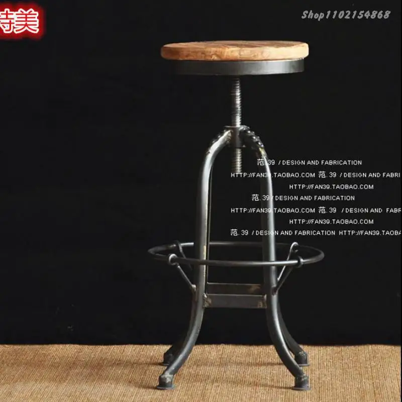 Европейский ретро стул из массива дерева неоклассический американский обеденный стол и высокий стул старый досуговый спинкой на.