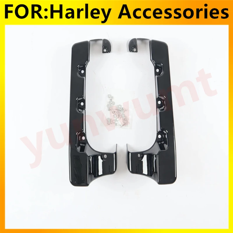 4 Inch Support Frame For Harley Davidson Touring FLH FLT 94 2013 Saddle bag Extensions Lower Support Cover Accessoires Moto