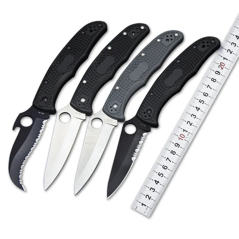 

Multi Style High Quality Tactical Folding Knife 9cr14mov Blade Outdoor Safety-defend Survival Multi-functional Pocket Knives
