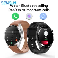 1 36 inch 390390 full touch screen smart wristwatch ai voice control nfc dial answer call fitness tracker gt3 reloj smart watch
